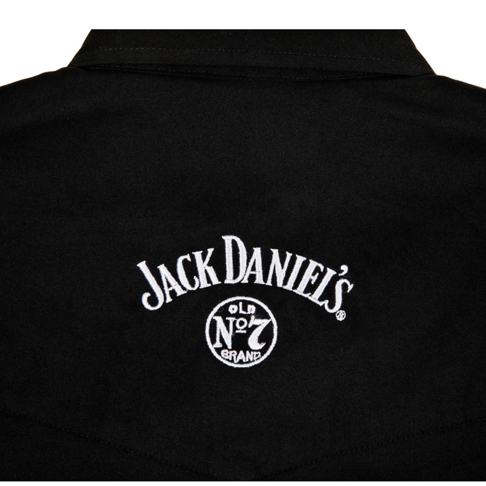 New Wot Jack Daniel’s Button Up Cowboy Style Size Medium. - Picture 8 of 11
